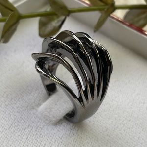 Premier Designs gunmetal tone ring
